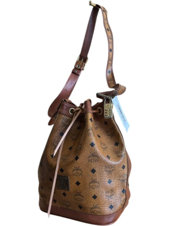 MCM Handbags - 802191CR C2 MCM Crossbody Bag Brown PVC
